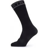Waterproof Underwear Sealskinz Waterproof Warm Weather Mid Length Sock - Black/Grey