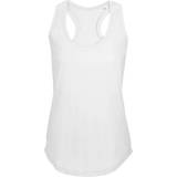 Sols Women's Moka Plain Sleeveless Tank Top - White