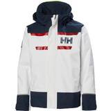 Hidden Zip Shell Outerwear Helly Hansen Jr. Salt Port 2.0 Jacket - White (41694-001)