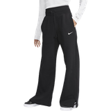 Slit Trousers Nike Women's Sportswear Phoenix Fleece High Waist Sweatpants - Black/Sail