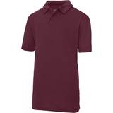 AWDis Kid's Just Cool Sports Polo Plain Shirt 2-pack - Burgundy (UTRW6852)