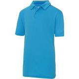 AWDis Kid's Just Cool Sports Polo Plain Shirt 2-pack - Sapphire (UTRW6852)