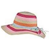 Multicoloured Bucket Hats Regatta Kid's Mayla Straw Sun Hat - Multi Stripe
