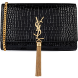 Saint Laurent Medium Monogram Kate Shoulder Bag - Black/Gold
