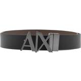 Belts on sale Armani Exchange Men's Ax Buckle Belt - Black/Dark Brown