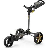 Yellow Golf Trolleys Powakaddy DLX Lite FF Push Cart