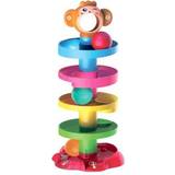 Monkeys Activity Toys Scandinavian Monkey Ball Roller Tower