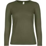 B&C Collection Women's E150 Long Sleeve T-shirt - Urban Khaki