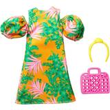 Mattel Doll Clothes Dolls & Doll Houses Mattel Barbie Complete Look Orange Tropical Dress Fashion Pack