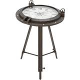 Zimlay Compass Clock Small Table 48.3cm