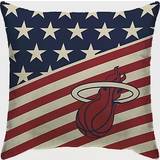 NBA Miami Heat Glory and Honor Americana Complete Decoration Pillows Multicolour (45.72x45.72cm)