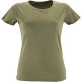 Sols Regent Fit Short Sleeve T-shirt - Heather Khaki