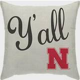 NCAA University of Nebraska Y'all Complete Decoration Pillows Multicolour (45.72x45.72cm)