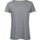 B&C Collection Women's Triblend Short-Sleeved T-shirt - Heather Light Grey