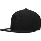 New Era Oklahoma City Thunder Black On Black 59FIFTY Fitted Hat Men - Black