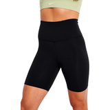 Yoga Shorts Nike Yoga Luxe Women Shorts - Black/Dark Smoke Grey