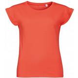 Sols Melba Plain Short Sleeve T-shirt - Coral