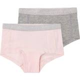 Cotton Knickers Children's Clothing Name It Hipster 2-pack - Barely Pink (13208829)