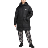 Loose Outerwear Nike Sportswear Therma-FIT Repel Synthetic-Fill Hooded Parka Women's - Black/White