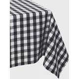 Design Imports Checkers Tablecloth Black (213.36x152.4cm)