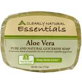 Combination Skin Bar Soaps Clearly Natural Pure & Natural Glycerine Soap Aloe Vera 113g