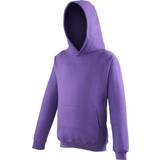 12-18M Hoodies Children's Clothing AWDis Kid's Hooded Sweatshirt - Purple (UTRW169)