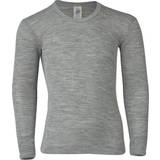 18-24M Base Layer Children's Clothing ENGEL Natur Long Sleeved Shirt - Light Grey Melange (707810-091)