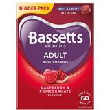 Raspberry Vitamins & Minerals Bassetts Adult Multivitamin Raspberry & Pomegrante 60 pcs