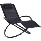 Outdoor Rocking Chairs OutSunny Alfresco Orbital Lounger, black