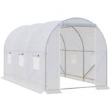 Freestanding Greenhouses OutSunny Walk-in Greenhouse 250x200cm Stainless steel Plastic