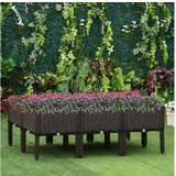 OutSunny 6-piece Raised Flower Bed