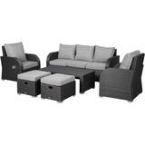 Garden & Outdoor Furniture OutSunny 860-105V7 Outdoor Lounge Set, 1 Table incl. 2 Chairs & 1 Sofas