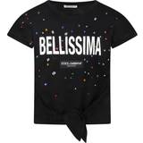 Florals T-shirts Children's Clothing Dolce & Gabbana Girls Leopard Print Blouse Brown, 10Y