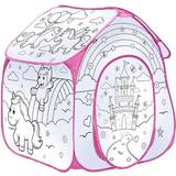 TOBAR Outdoor Toys TOBAR Colour Your Own Unicorn Play Tent Playhouse