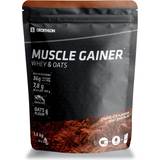 Gainers Domyos muscle gainer choklad whey & havre 1,5 kg