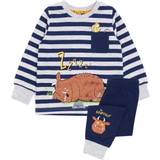 Boys Pyjamases Children's Clothing The Gruffalo Boys Striped Pyjama Set (12-18 Months) (Navy/Grey/Brown)