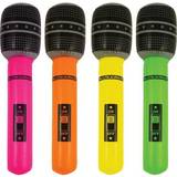 Toy Microphones Inflatable Microphone 40cm Blow Up Fancy Dress Party Musical Music Instrument