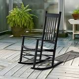 Garden Chairs OutSunny Porch Rocking Chair Black