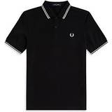 Men - Red Tops Fred Perry Twin Tipped Polo T-shirt