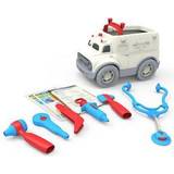 Green Toys Emergency Vehicles Green Toys Ambulance Toy with Accessories
