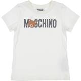 Moschino Kid-Teen Branded T-Shirt Cloud Unisex
