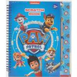 Paw Patrol Creativity Books Totum Paw Patrol Scratch Book with Stencils, Glitter Stickers and Scratch Pen for Home & Travel