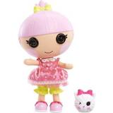 Lalaloopsy 577188EUC Littles Trinket Sparkles with Pet Yarn Ball Kitten-18 cm Princess Doll with Changeable Pink Outfit & Shoes, in Reusable House Package Playset, for Ages 3-103