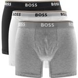 Bomber Jackets Clothing Hugo Boss Power Boxer Briefs 3-pack - White/Grey/Black