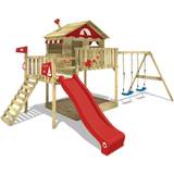 Playhouse Tower - Slides Playground Wickey Smart Coast with Swing & Slide