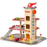 Wooden Toys Toy Garage Boppi Wooden Garage Carpark 6743