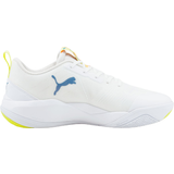Men Handball Shoes on sale Puma Eliminate Pro - Puma White-Mykonos Blue-Yellow Alert