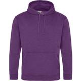 AWDis Hoods Adults Unisex Washed Look Hoodie (Washed Charcoal)