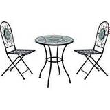 Bistro Sets Garden & Outdoor Furniture OutSunny 84B-052 Bistro Set, 1 Table incl. 2 Chairs