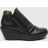 Fly London Ankle Boots Fly London Womens Yip Leather Wedge Ankle Boots